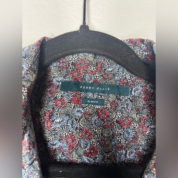 Perry Ellis Multicolor Casual Button Down Shirt - Picture 2 of 4